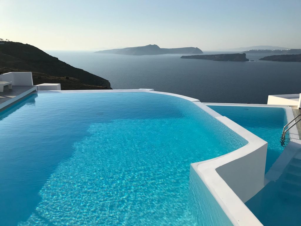 infinity pool overlooking the sea