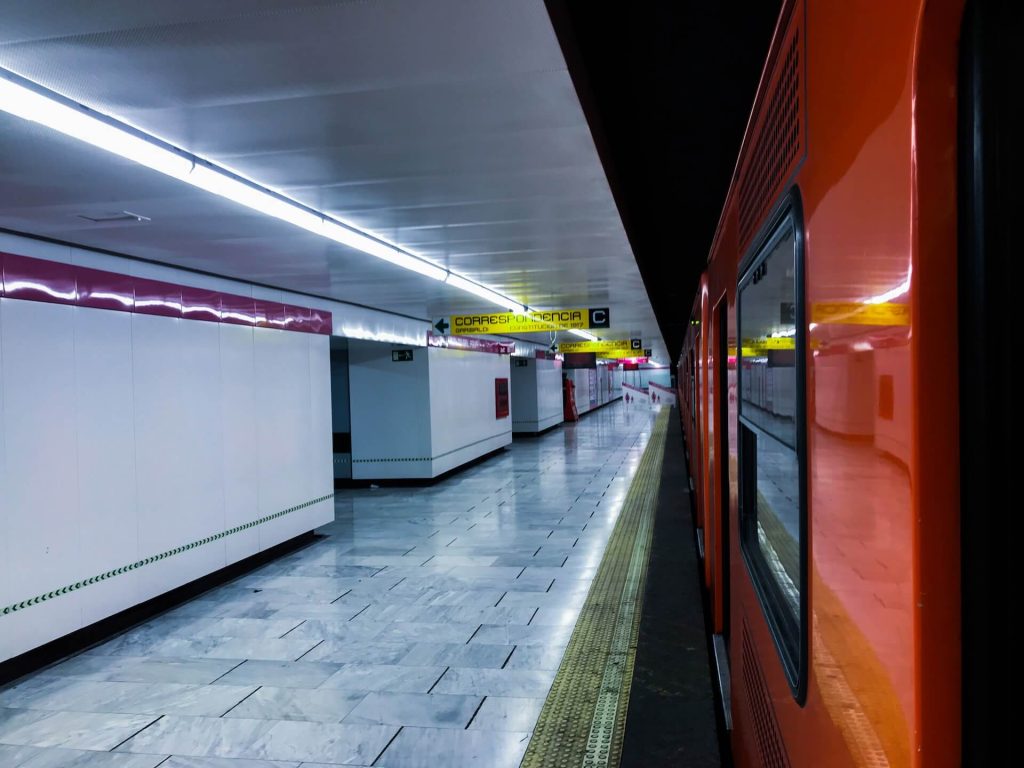 metro station in Mexico City