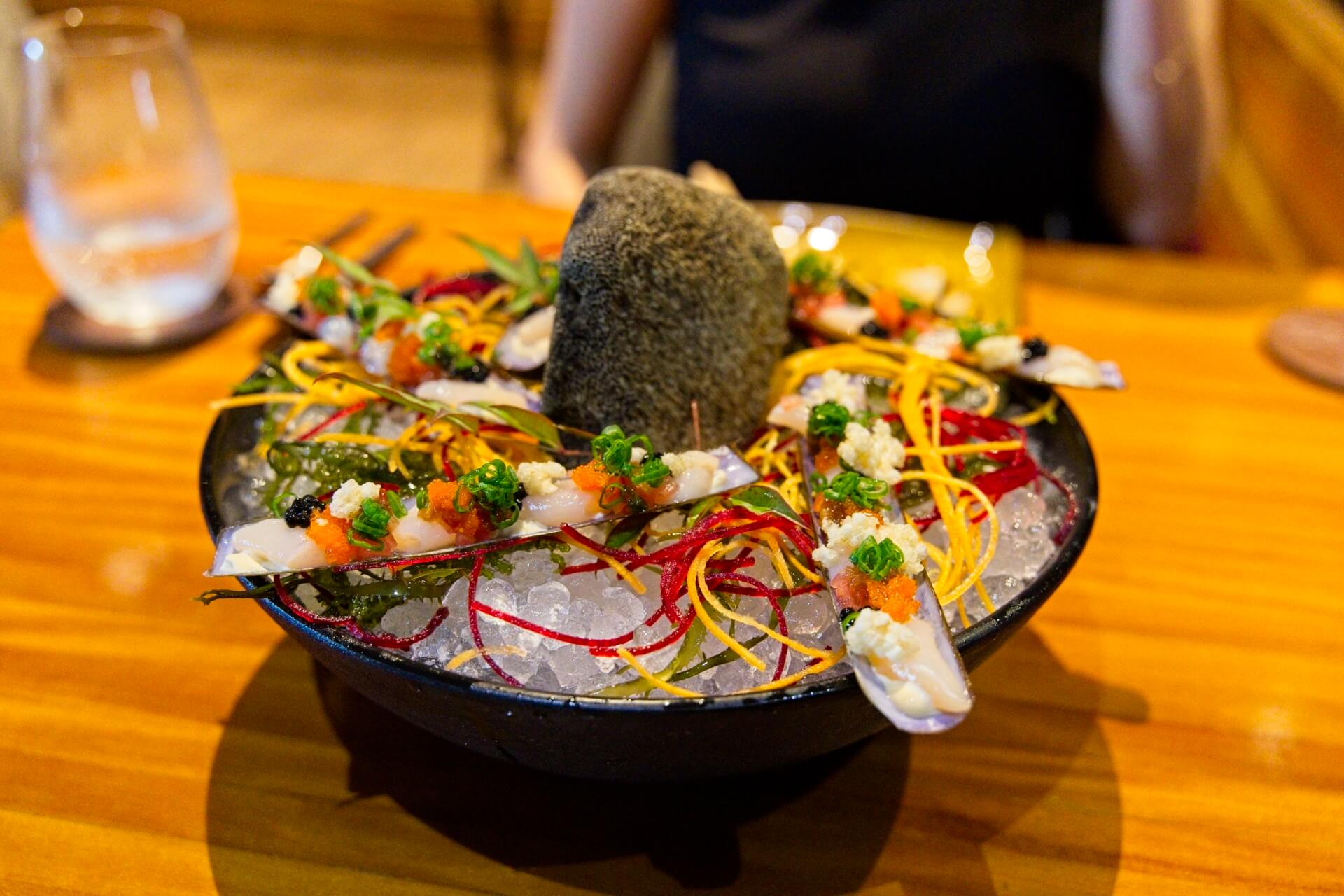 Razor Clams at Maido Lima Peru