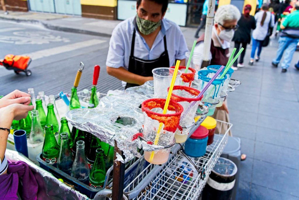 drink cart in mexico city