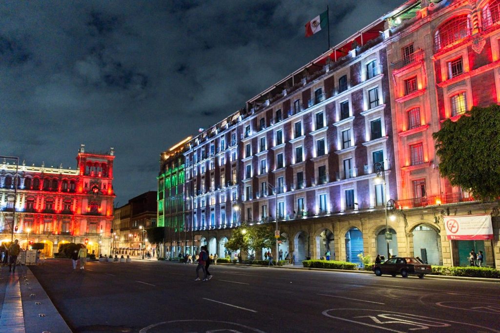 mexico city at night