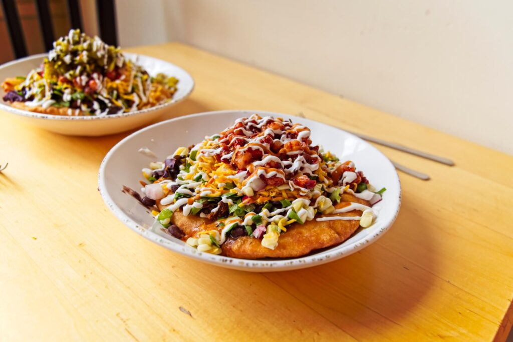 Bison Indian Taco At Tocabe