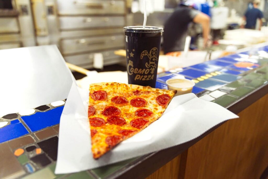 Pepperoni Pizza At Cosmo's Pizza In Denver