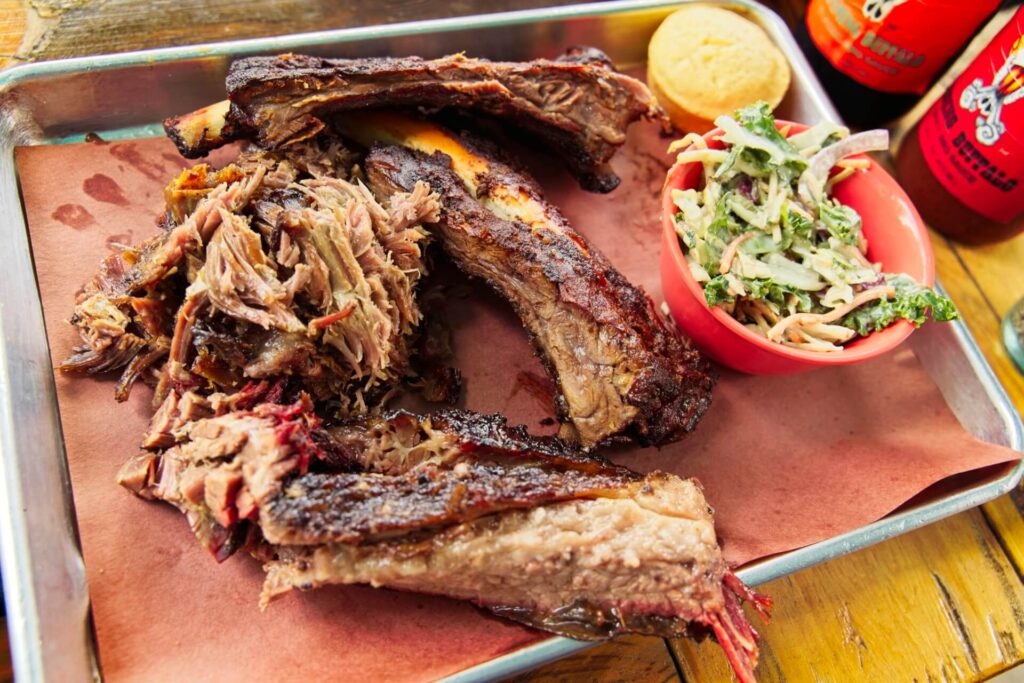 Brisket, Lamb, And Bison Ribs At The Roaming Buffalo Barbecue In Denver