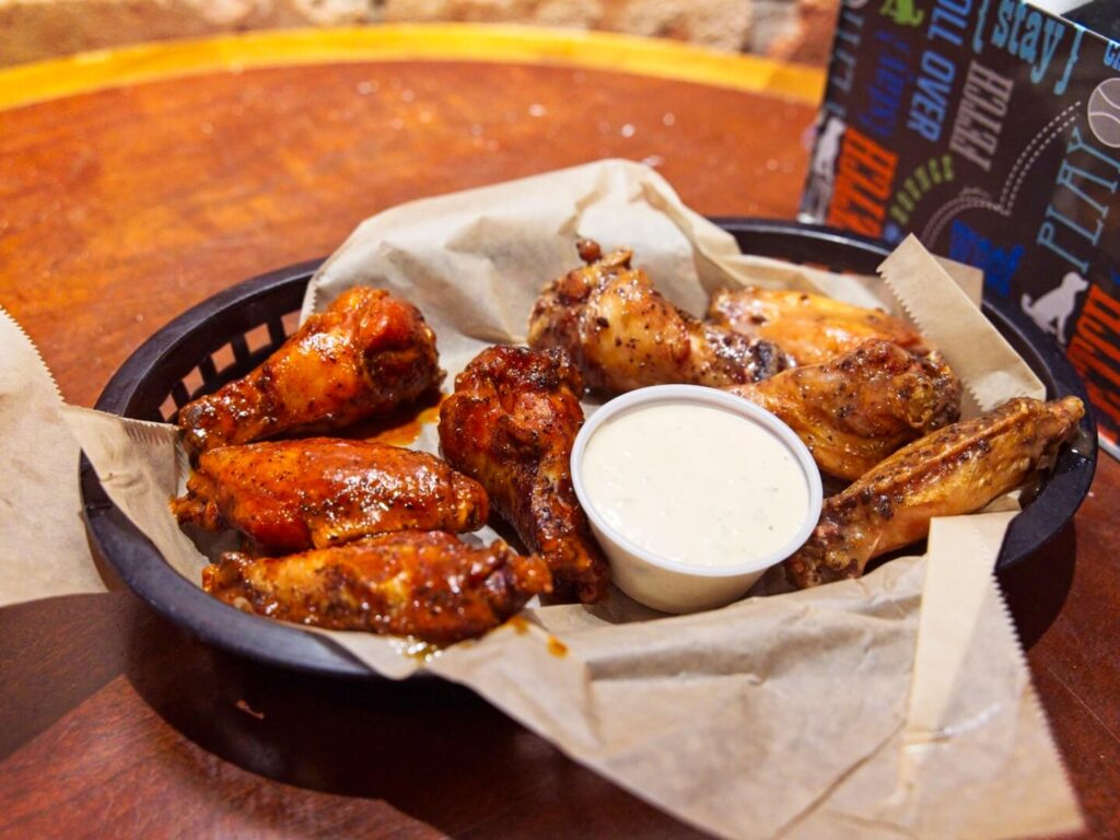 Buffalo and Balsamic Wings At The Wild Corgi Pub