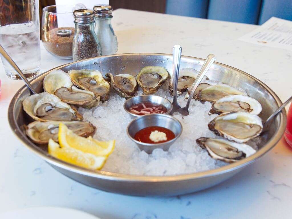 East And West Coast Oysters At Blue Island