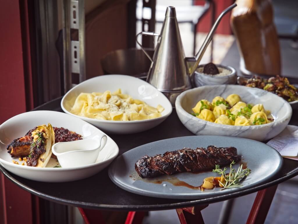 Pasta, steak and pork dishes at Quality Italian