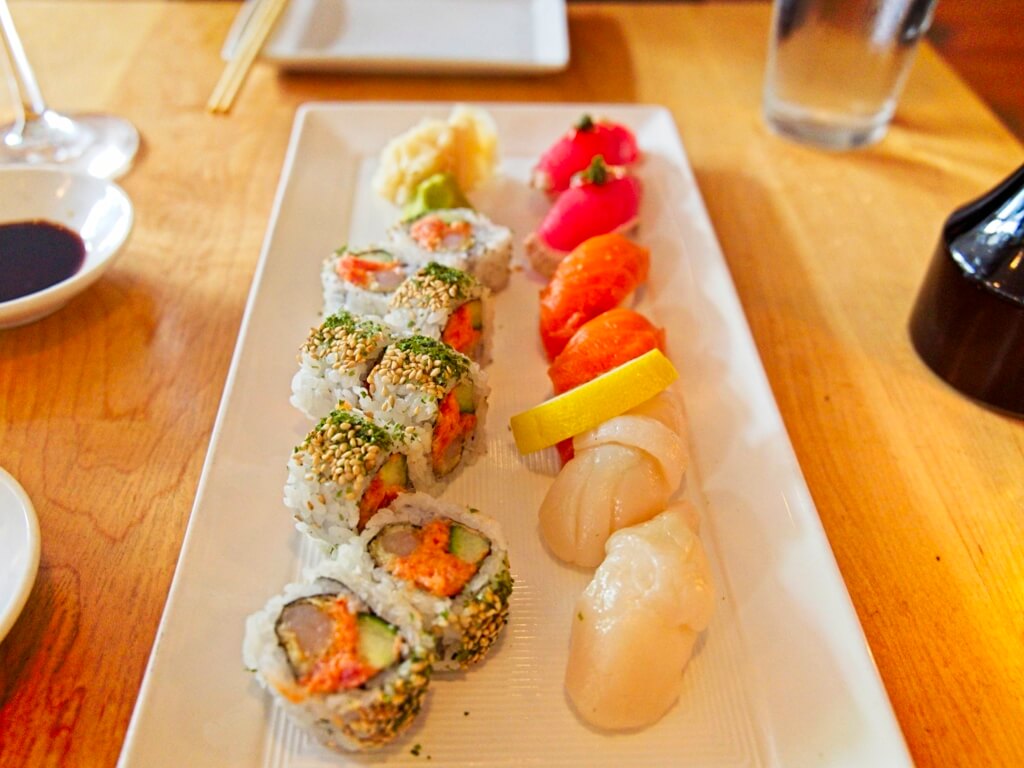 Nigiri Sushi And Firefly Roll At Sushi Sasa