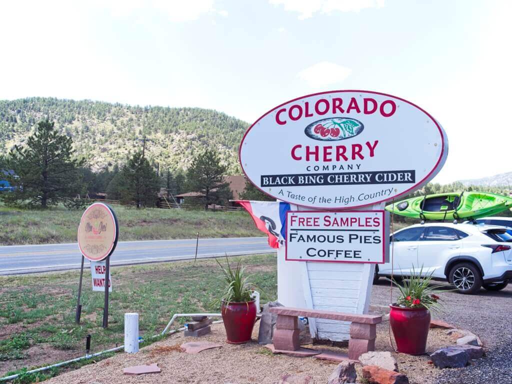 Colorado Cherry Company Sign