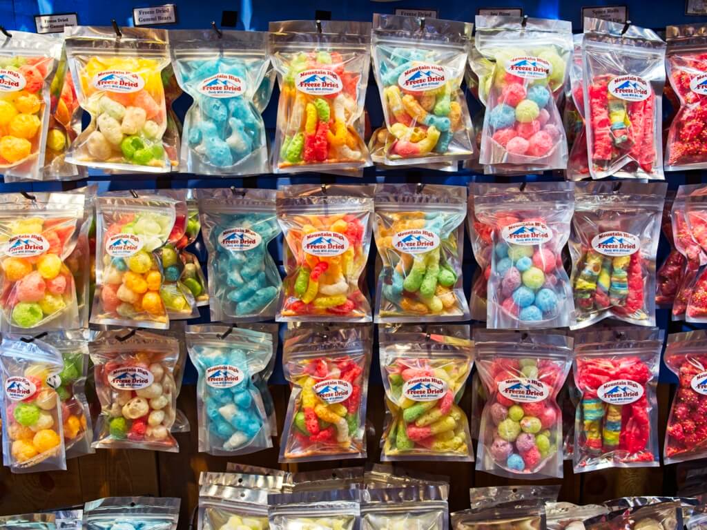Freeze Died Candy At The Old Fashioned Candy Store